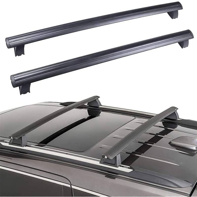 Auto Dachträger, für Jeep Grand Cherokee 2011-2020 Dachreling, Rack Gepäck Querträger Relingträger Gepäckablage Car Zubehör,Geringe Windgeräusche von MUGONGWEI