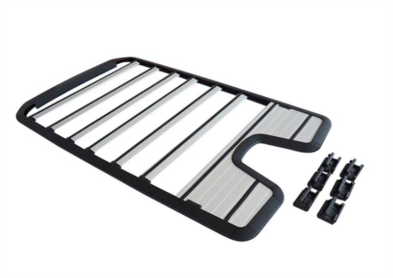 Auto Dachträger, für Land Rover Defender 110 2020 2021 2022 2023 Dachreling, Rack Gepäck Querträger Relingträger Gepäckablage Car Zubehör,Geringe Windgeräusche,Defender 110 Black von MUGONGWEI
