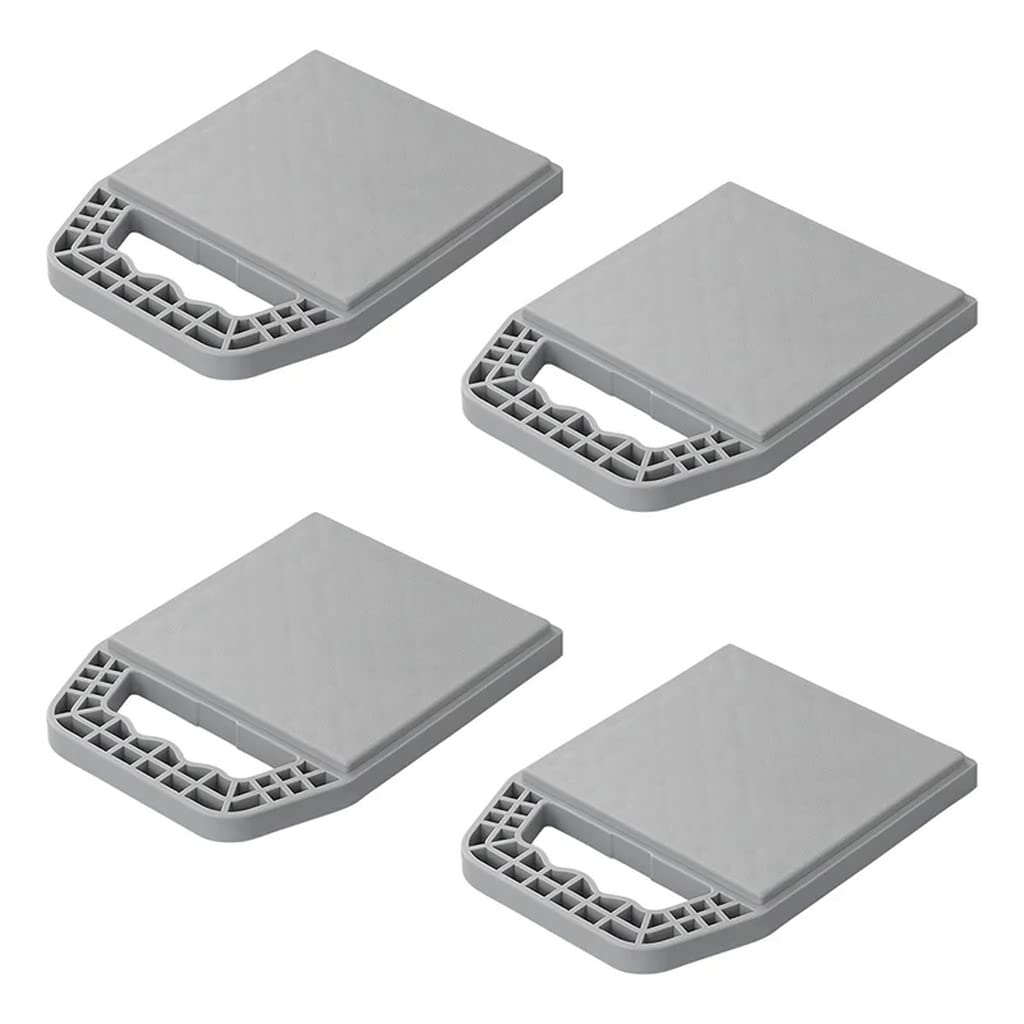 Multibros 4 Stück Stützplatten stapelbar mit Griff | Unterlegplatten | Jack Pads | Stützplatten für Wohnwagen | Wohnmobil Multibros 4 Stück Stützplatten stapelbar mit Griff | Unterlegplatten | Jack Pads | Stützplatten für Wohnwagen | Wohnmobil von MULTIBROS