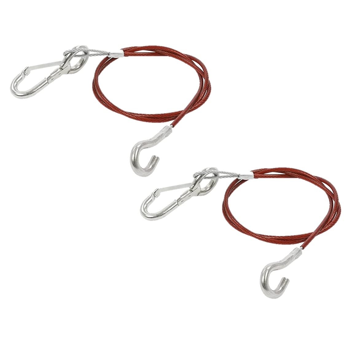 MULTIBROS 2 Stück Abrissseil 1m mit Haken Bremsseil Sicherungsseil für Anhänger MULTIBROS 2 Stück Abrissseil 1m mit Haken Bremsseil Sicherungsseil für Anhänger von MULTIBROS
