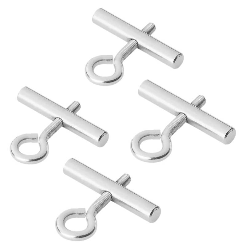 MULTIBROS 4X Endstopper für Kederschiene – Kederstopper Blockierungskit 5-6 mm & 8-10 mm | Robuster Verzinkter Stahl | Für Vorzelte, Planen & Sonnensegel | Einfache Montage (5-6 mm) von MULTIBROS