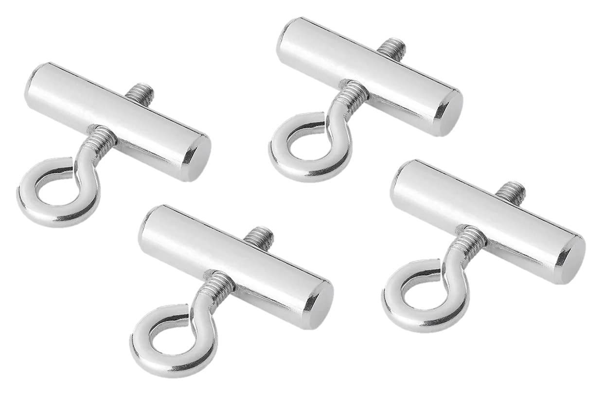 MULTIBROS 4X Endstopper für Kederschiene – Kederstopper Blockierungskit 8-10 mm | Robuster Verzinkter Stahl | Für Vorzelte, Planen & Sonnensegel | Einfache Montage (8-10 mm) von MULTIBROS