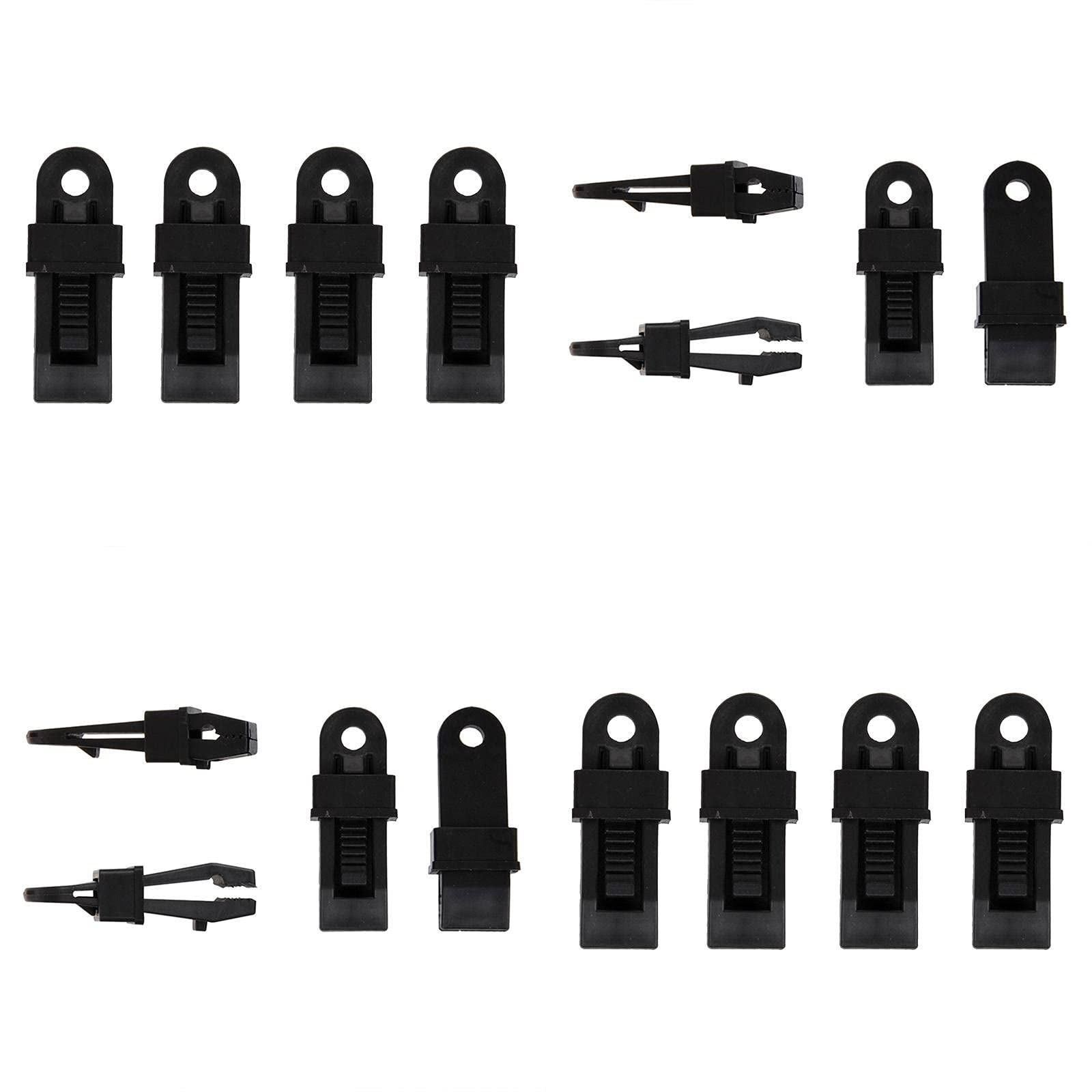 Multibros 16 Stück Vorzeltteppich Clips – Zeltteppichclips Set für sichere Befestigung – Planen-Klammern für Zeltteppiche & Unterlegplanen – Robuste Halterung aus hochwertigem Kunststoff Multibros 16 Stück Vorzeltteppich Clips – Zeltteppichclips Set für sichere Befestigung – Planen-Klammern für Zeltteppiche & Unterlegplanen – Robuste Halterung aus hochwertigem Kunststoff von MULTIBROS