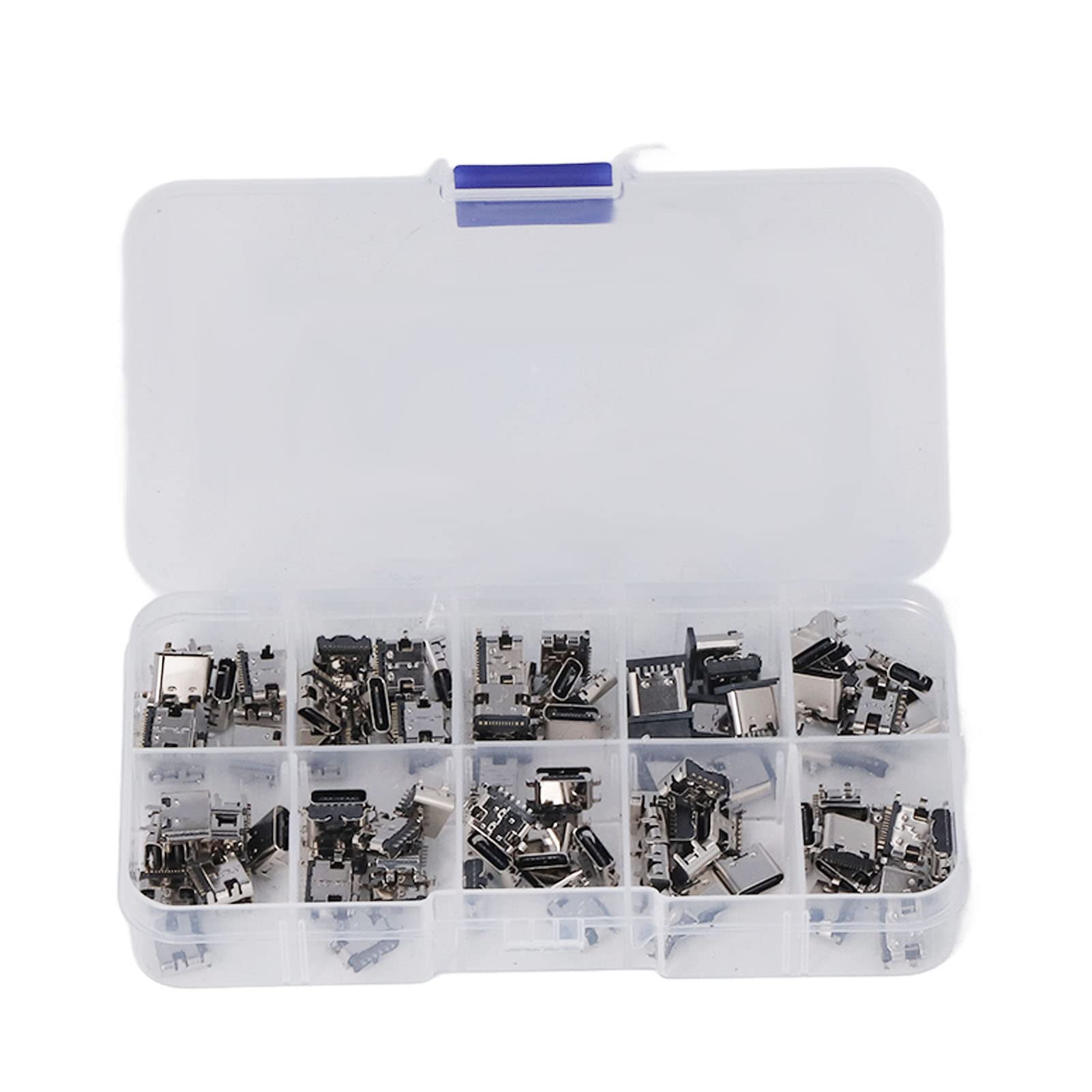 100 Stück TYP C Buchse, USB-Anschluss, USB-Reparatur-Ersatzadapter Für Computer-Mäuse-Tastaturen 100 Stück TYP C Buchse, USB-Anschluss, USB-Reparatur-Ersatzadapter Für Computer-Mäuse-Tastaturen von MUNEFE