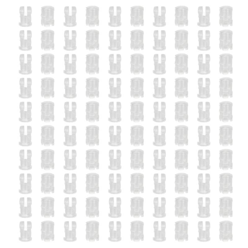 MUNEFE 100PCs LED Light Emitting Diode Shade, Transparent Cap Protective Cover, 3mm LED Diode Shade for Optimal Protection von MUNEFE