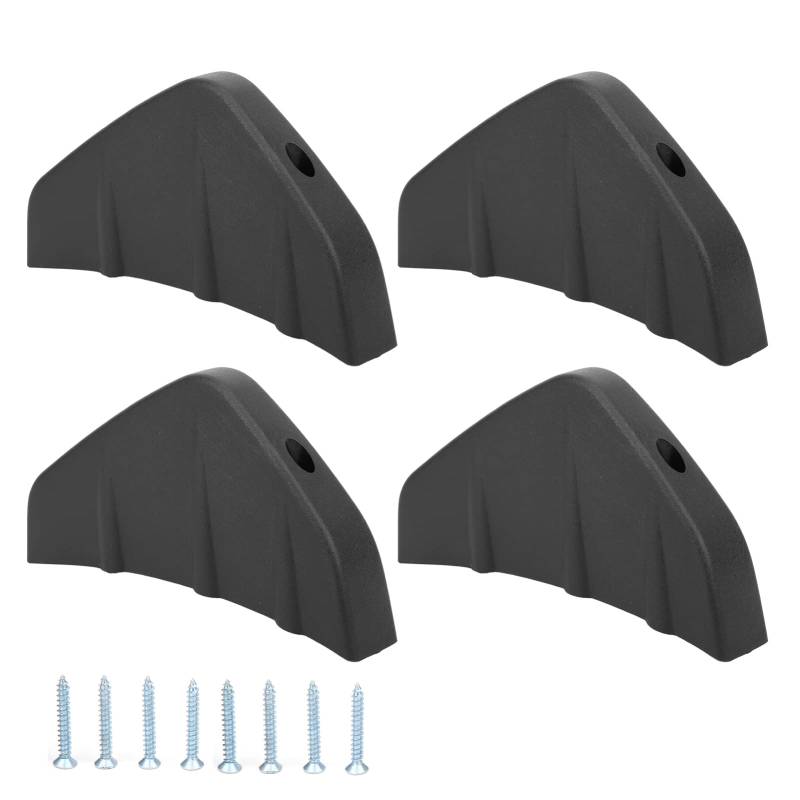 MUNEFE Auto hinten unterer Stoßfänger Diffusor, Haie Flossenspoiler Schutzhülle Lippensplitter, Stoßfänger Lippendiffusor -Splitter mit Schnallen für Car Trucks SUVs (Schwarz) von MUNEFE