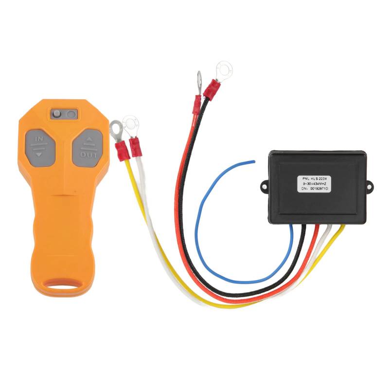 MUNEFE Drahtloses Winch Fernbedienungskit, Winch Fernbedienungsschalter -Empfänger -Kit, Electric Winch Controller für LKW, ATV und SUV von MUNEFE