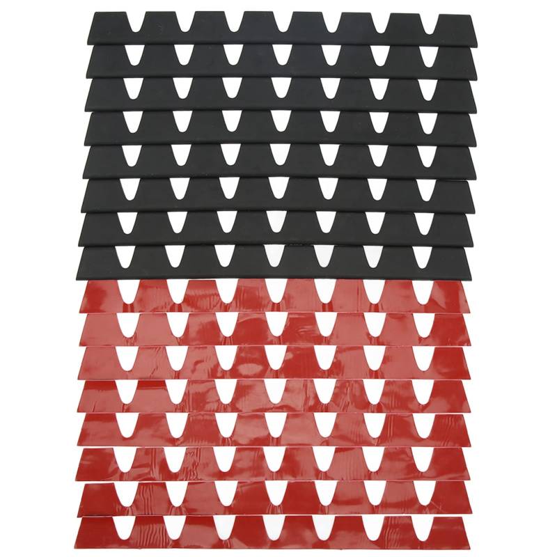 Munefe Black Car Stoßstangerschutz, universeller Stoßfänger Anti -Scratch -Beschützer, 8pcs Stoßfängerkratzer für die meisten modernen Autos von MUNEFE