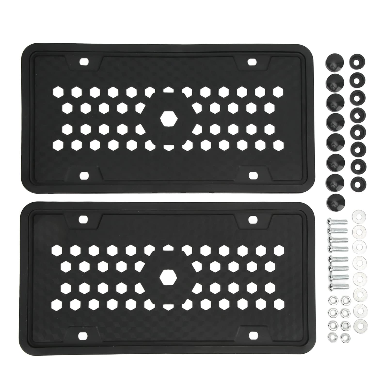 Munefe -Nummernschildrahmen, Silikon -Nummernschildrahmen, 2PCS -Nummernschild -Protektor Silikonrahmen für USA -Platten (305x155 mm) von MUNEFE