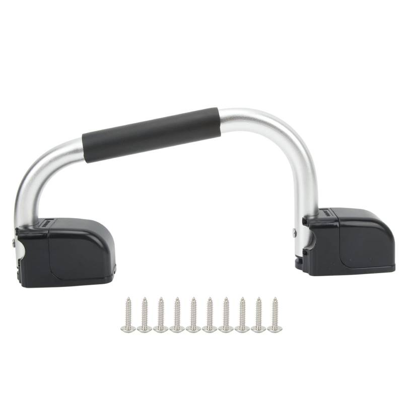 RV Grab -Griff, faltungsvoller RV -Assist -Handle mit Eva Grip, Aluminiumlegierung Automobilfalten -RV -Assistenzgriff für Caravan -Wohnmobilanhänger von MUNEFE