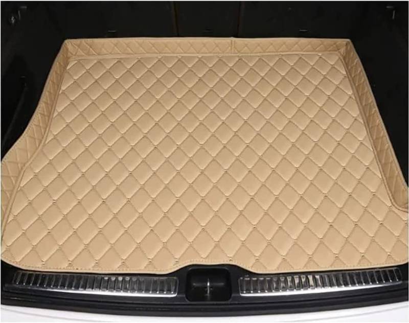 Auto Kofferraummatte Leder Schutzunterlage für Benz G Class 4 Door 2019-2023, Rutschfester Kratzfest Kofferraumschutz Schutzmatte Autozubehör,G/Beige von MUPECO