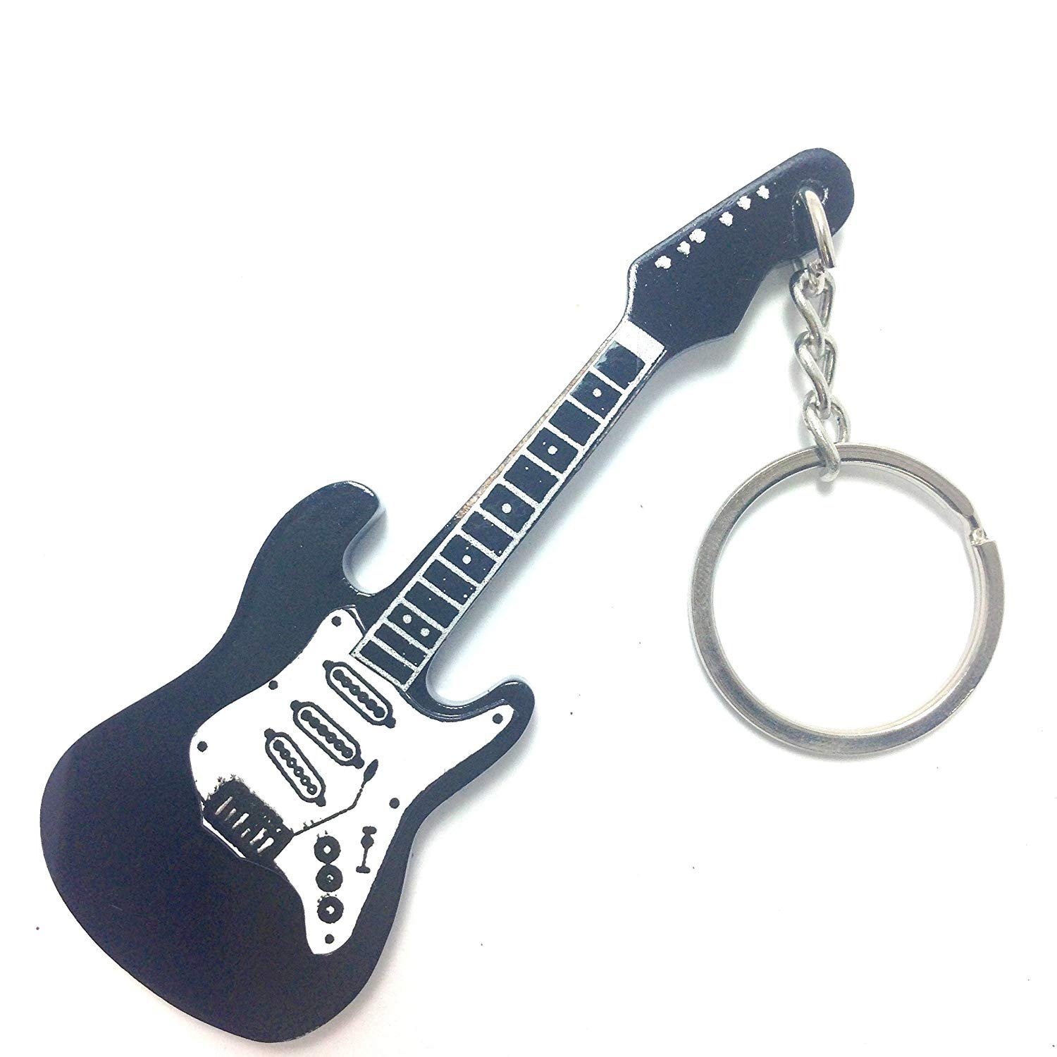 MUSIC LEGENDS COLLECTION Schlüsselanhänger in Form einer Gitarre, Standard von MUSIC LEGENDS COLLECTION