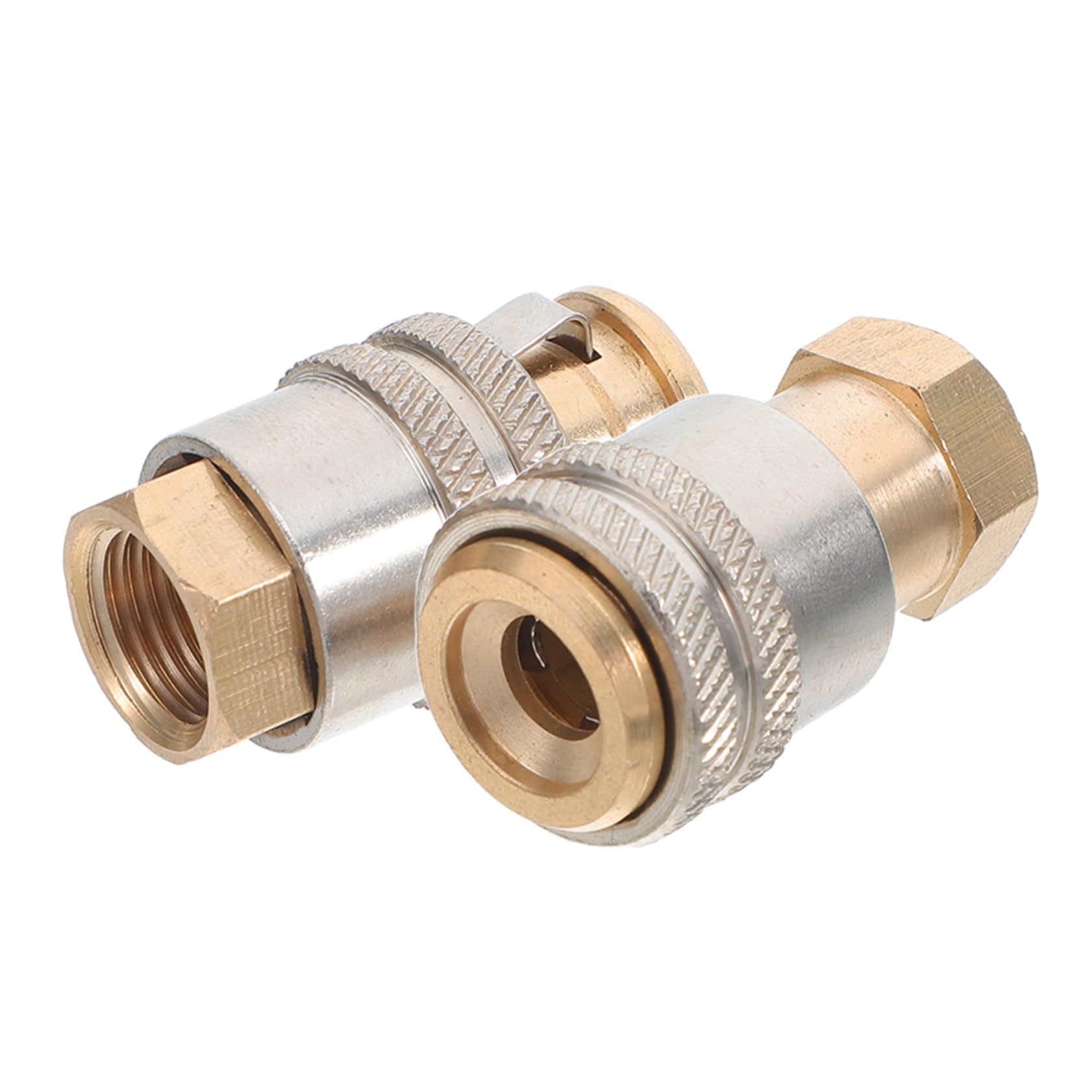 MUSISALY 2-teiliger Reifenfüller-Adapter: Messing-schnellspanner, Luftspannfutter, 1/4 Zoll, Reifenluftspannfutter, Ventildüsenclip Für Auto Und Motorrad MUSISALY 2-teiliger Reifenfüller-Adapter: Messing-schnellspanner, Luftspannfutter, 1/4 Zoll, Reifenluftspannfutter, Ventildüsenclip Für Auto Und Motorrad von MUSISALY