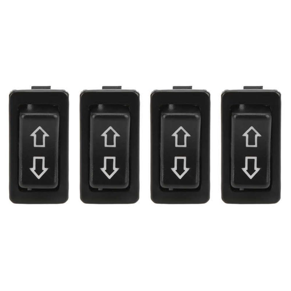 Autofenster Schalter 4 STÜCKE 5-poliger Fensterheberschalter Auto Universal Glasheber-Antriebsschalter mit grüner Lampe DC12V 24V Autofensterschalter Autofenster Knopfabdeckungen Autofenster Schalter 4 STÜCKE 5-poliger Fensterheberschalter Auto Universal Glasheber-Antriebsschalter mit grüner Lampe DC12V 24V Autofensterschalter Autofenster Knopfabdeckungen von MUTYNE