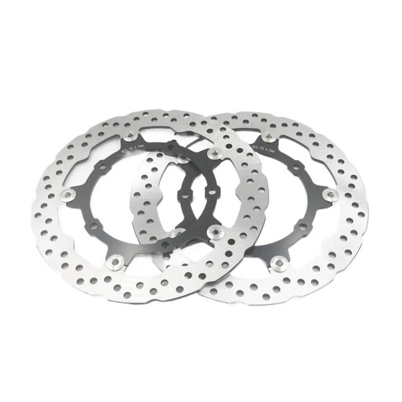 MUTYNE Bremsscheibenrotor 282mm Vorne Bremsscheibe Rotoren Für MT-07 MT07 Für Tracer 700 XSR 700 XSR700 XTZ700 XTZ 700 Tenere Motorrad Bremsscheibe von MUTYNE