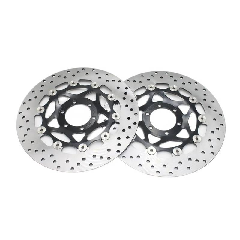 MUTYNE Bremsscheibenrotor 298mm Vorne Bremsscheibe Rotoren Für XJR400 TRX850 YZF600R TZR250 TDM850 TZ250 TRX850 TZ125 FZS600 FZR600 FZR400 FJ1200 Motorrad Bremsscheibe von MUTYNE