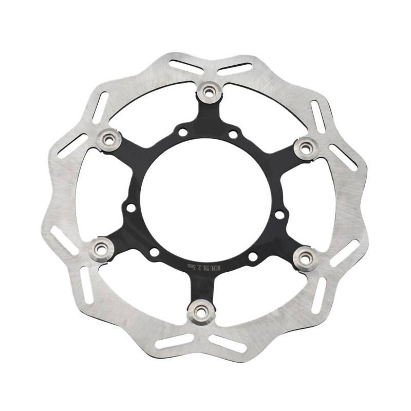 MUTYNE Bremsscheibenrotor 320mm 260mm Vorne Schwimmende Bremsscheibe Bremssattel Adapter Halterung Für CR 125 CRF 250R 450R 250X 450X 450RX Motorrad Bremsscheibe von MUTYNE