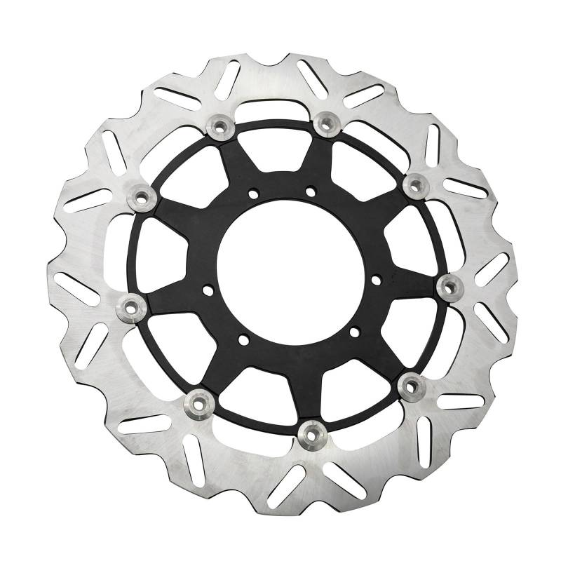 MUTYNE Bremsscheibenrotor 320mm 260mm Vorne Schwimmende Bremsscheibe Bremssattel Adapter Halterung Für CR 125 CRF 250R 450R 250X 450X 450RX Motorrad Bremsscheibe von MUTYNE