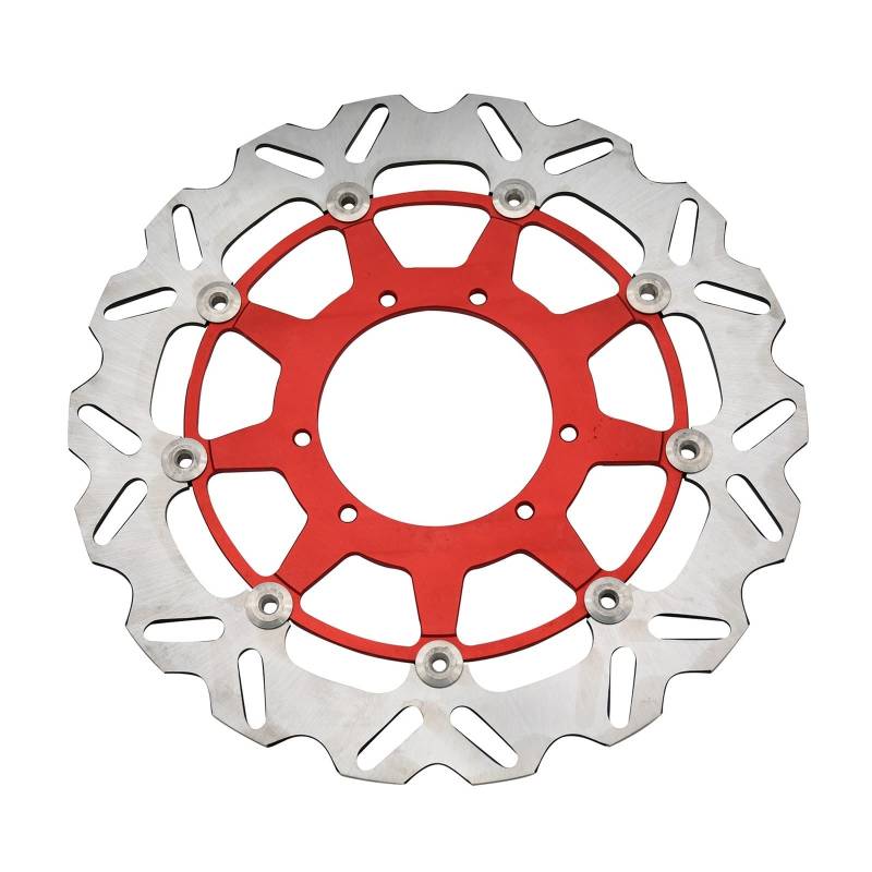 MUTYNE Bremsscheibenrotor 320mm 260mm Vorne Schwimmende Bremsscheibe Bremssattel Adapter Halterung Für CR 125 CRF 250R 450R 250X 450X 450RX Motorrad Bremsscheibe von MUTYNE