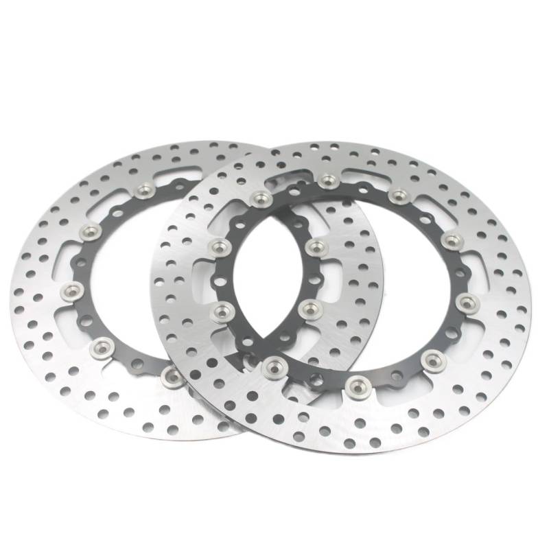 MUTYNE Bremsscheibenrotor 320mm Bremsscheibe Vorne Bremsscheiben Rotoren Für S1000RR 2008-2021 2ps Motorrad Bremsscheibe von MUTYNE
