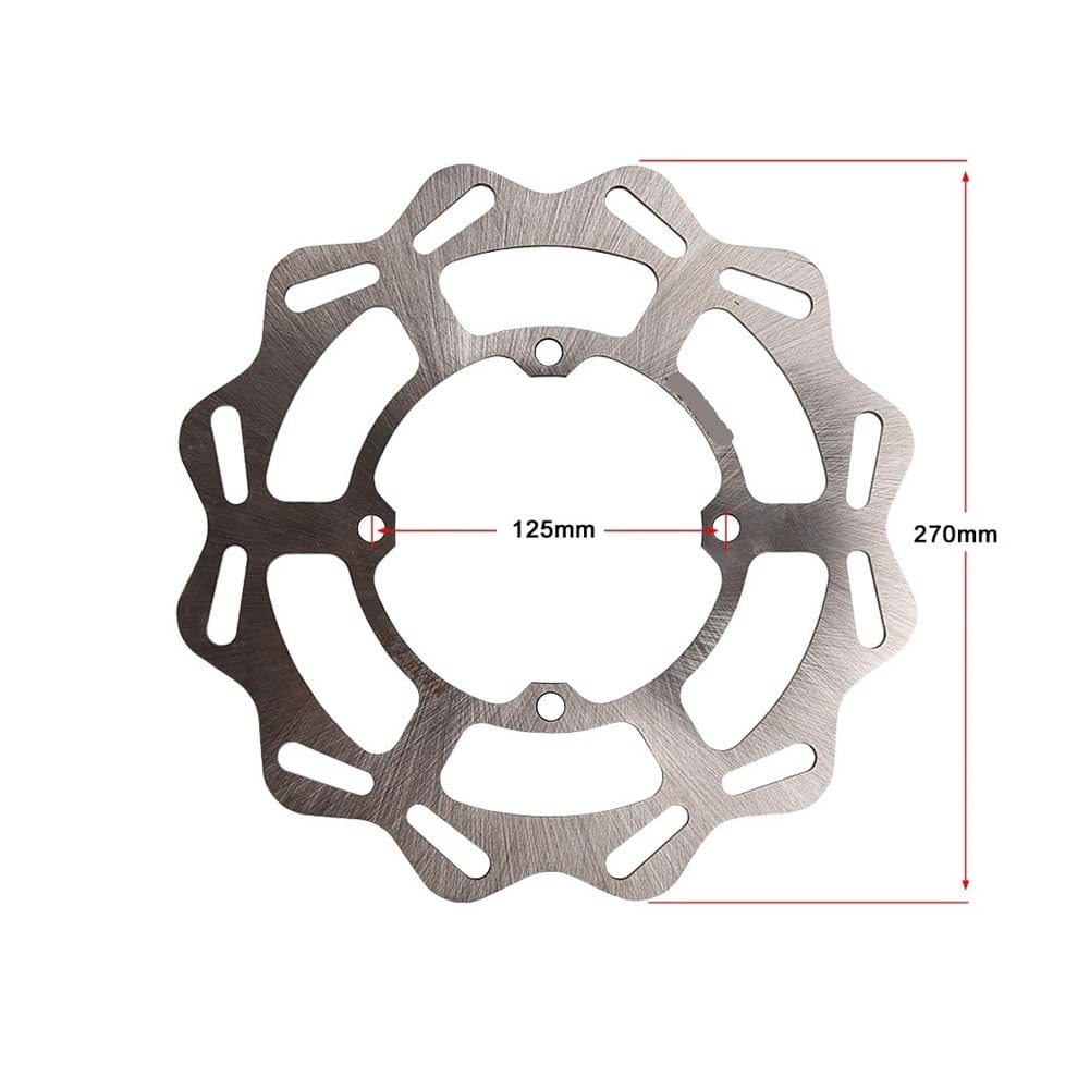 MUTYNE Bremsscheibenrotor Motorrad 270mm Vorne Bremsscheibe Rotor Disk Für KX125 KX250 2006-2008 Für KX250F KX450F 2006-2021 Für KLX450R 2007-2021 Motorrad Bremsscheibe MUTYNE Bremsscheibenrotor Motorrad 270mm Vorne Bremsscheibe Rotor Disk Für KX125 KX250 2006-2008 Für KX250F KX450F 2006-2021 Für KLX450R 2007-2021 Motorrad Bremsscheibe von MUTYNE