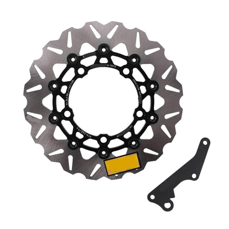 MUTYNE Bremsscheibenrotor Motorrad VORNE Bremsscheibe Rotor 267MM Für PCX160 Motorrad Bremsscheibe von MUTYNE