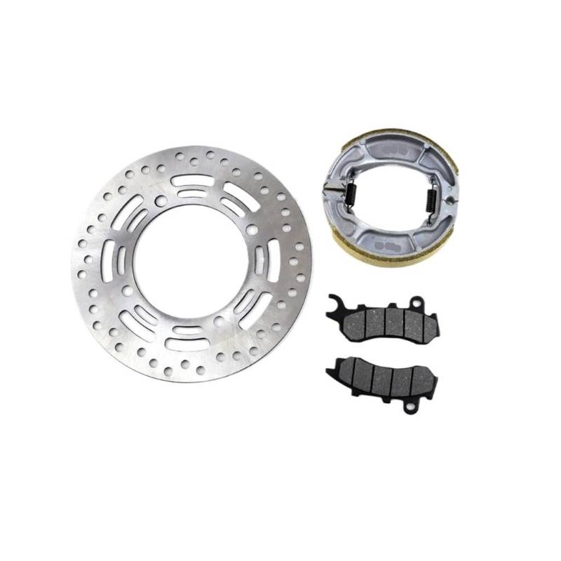 MUTYNE Bremsscheibenrotor Motorrad Vorne Bremse Hinten Bremsbacken Kits Aluminium Legierung Für PCX 125 / WW125 2019-2021 Motorrad Bremsscheibe von MUTYNE