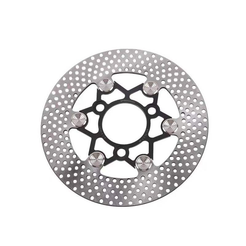 MUTYNE Bremsscheibenrotor Universal 220mm Geschmiedete Stahl Schwimmende Scheibe Motorrad Roller Vorne und Hinten Bremsscheibe Motorrad Bremsscheibe von MUTYNE