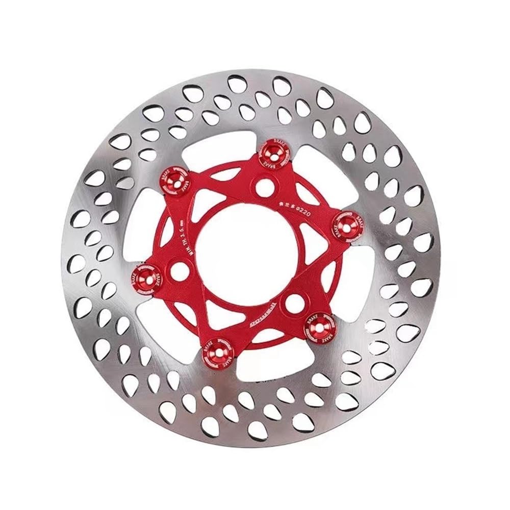 MUTYNE Bremsscheibenrotor Universal Motorrad E-Bike Bremsscheibe Rotor 220mm 7,0 Schwimmende Scheibe/Feste Scheibe Motorrad Bremsscheibe MUTYNE Bremsscheibenrotor Universal Motorrad E-Bike Bremsscheibe Rotor 220mm 7,0 Schwimmende Scheibe/Feste Scheibe Motorrad Bremsscheibe von MUTYNE