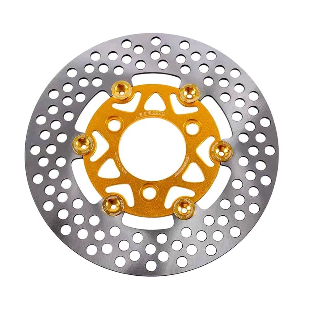 MUTYNE Bremsscheibenrotor Universal Motorrad E-Bike Bremsscheibe Rotor 220mm 7,0 Schwimmende Scheibe/Feste Scheibe Motorrad Bremsscheibe MUTYNE Bremsscheibenrotor Universal Motorrad E-Bike Bremsscheibe Rotor 220mm 7,0 Schwimmende Scheibe/Feste Scheibe Motorrad Bremsscheibe von MUTYNE