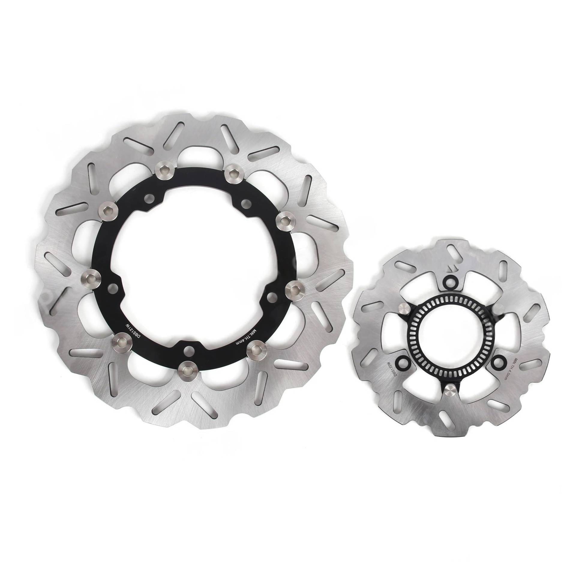 MUTYNE Bremsscheibenrotor Vorne Hinten Bremsscheibe Rotor Disk Motorrad Für NI&nja 400 ABS Für Z 400/ EX 400 ABS Motorrad Bremsscheibe MUTYNE Bremsscheibenrotor Vorne Hinten Bremsscheibe Rotor Disk Motorrad Für NI&nja 400 ABS Für Z 400/ EX 400 ABS Motorrad Bremsscheibe von MUTYNE