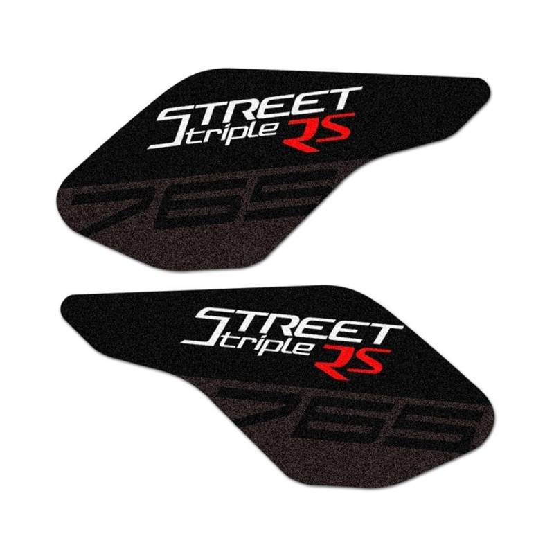 MUTYNE Tankpad Aufkleber Für Triumph Street Triple 765 RS Triple765rs 2017 Bis 2023 Motorrad-Tankpad, Rutschfester Aufkleber, Schutzaufkleber von MUTYNE