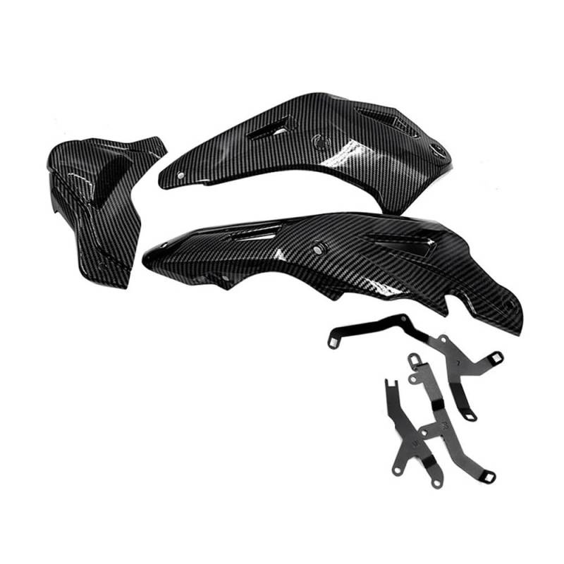 Motorrad Seitenverkleidung Für CB 650R 2019-2023 Moto Belly Pan Bellypan Motor Spoiler Unteren Verkleidung Körper Rahmen Panel Protector CB650F 2014-ON von MUTYNE