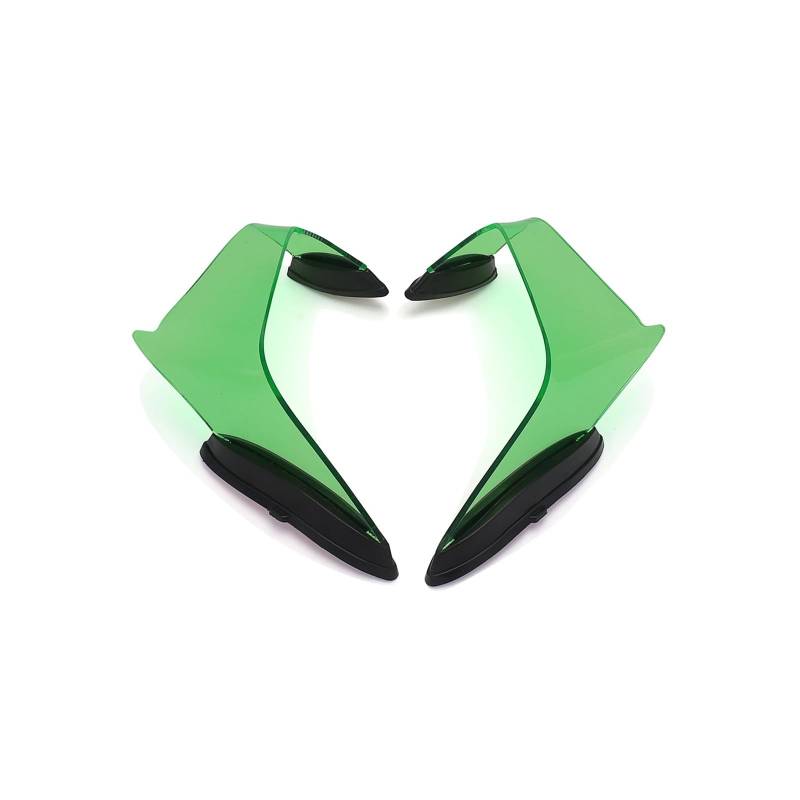 Motorrad Seitenverkleidung Motorrad Feste Wind Flügel Spoiler Für ZX10R ZX 10R ZX-10R 2021 2022 2023 2024 2025 Acryl Winglet Verkleidung von MUTYNE