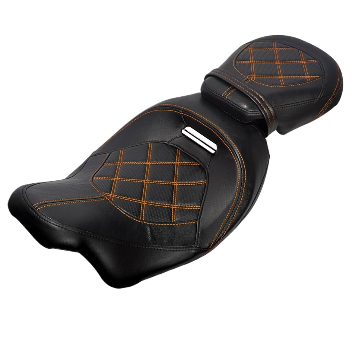 Motorrad-Sitzkissen Fahrer-Beifahrer-Sitz mit niedrigem Profil Motorrad-PU für Touring für Road für Glide für Road für Electra 2009–2024 Motorrad-Sitzpolster Motorrad-Sitzkissen Fahrer-Beifahrer-Sitz mit niedrigem Profil Motorrad-PU für Touring für Road für Glide für Road für Electra 2009–2024 Motorrad-Sitzpolster von MUTYNE