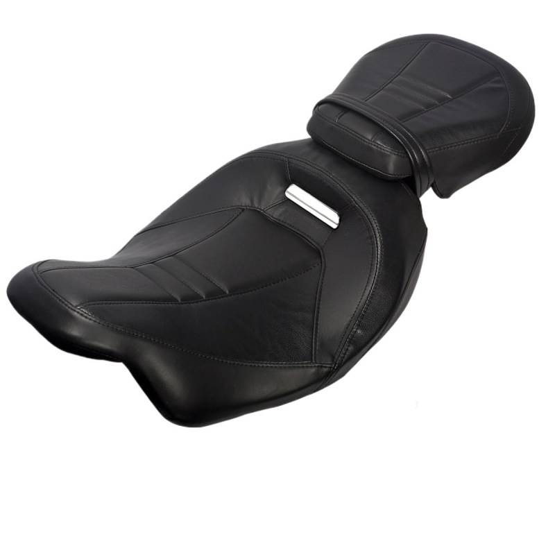 Motorrad-Sitzkissen Fahrer-Beifahrer-Sitz mit niedrigem Profil Motorrad-PU für Touring für Road für Glide für Road für Electra 2009–2024 Motorrad-Sitzpolster von MUTYNE