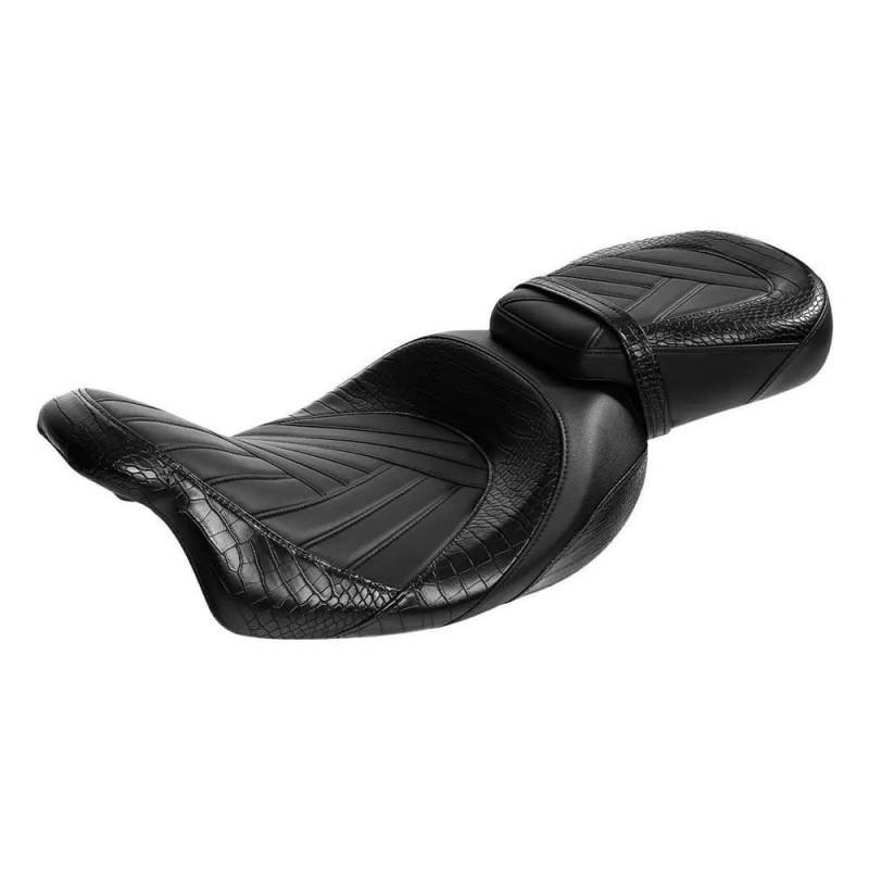 Motorrad-Sitzkissen Motorrad Fahrer Passagier Sozius Sitz Für Touring FLHT FLHTCU 2009-2022 Motorrad-Sitzpolster von MUTYNE