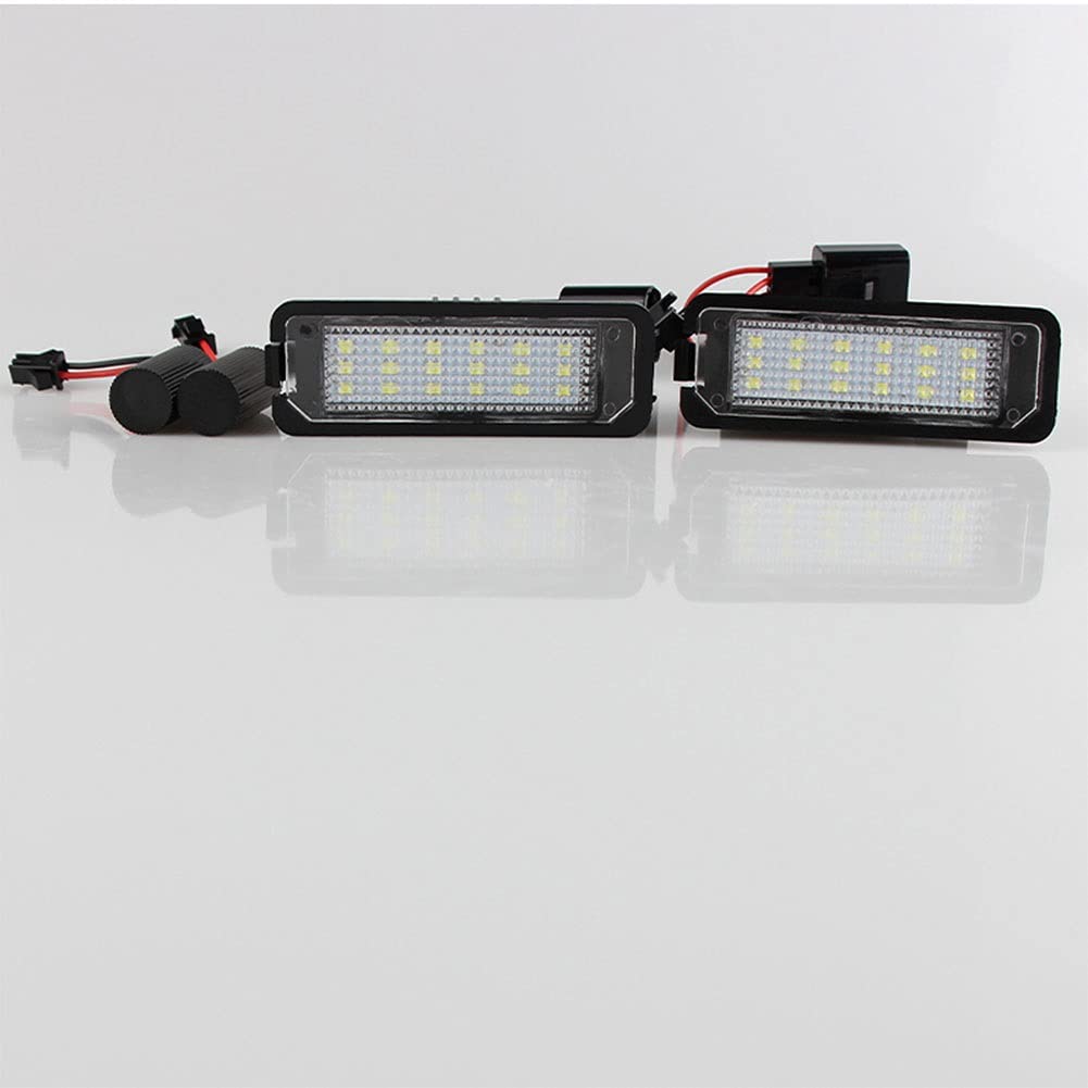 MUUGO LED CANBUS Kfz-Kennzeichenbeleuchtung für 01–12 Porsche 911, Carrera Turbo/GT2 (966T 997T), Carrera 997 GT3, 2011–14 Cayenne (958) von MUUGO