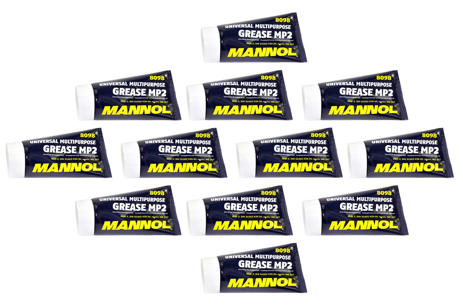 12x 100 g Multipurpose Grease MANNOL Universal Mehrzweckfett Lithiumfett Fett 12x 100 g Multipurpose Grease MANNOL Universal Mehrzweckfett Lithiumfett Fett von MVH Bockauf