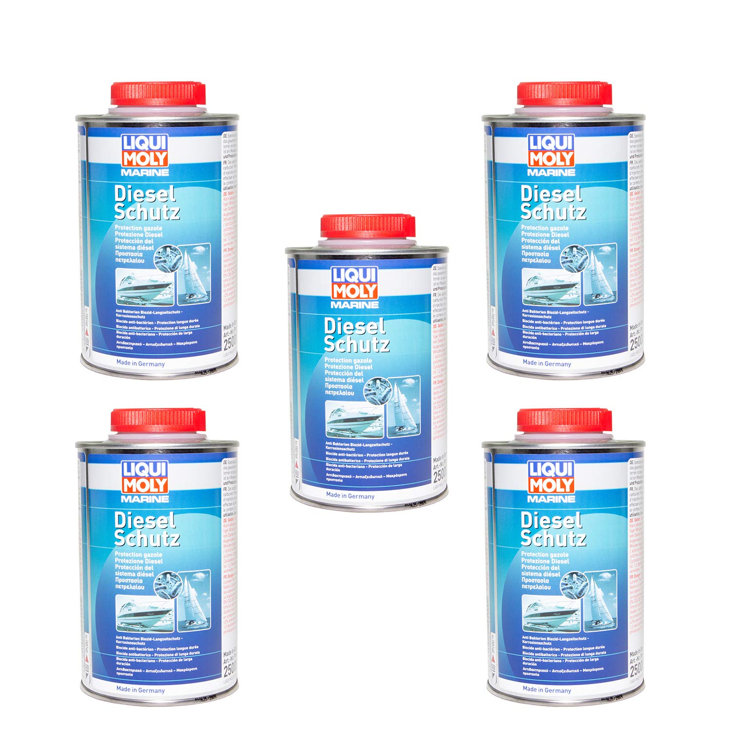 5 X 500 ml LIQUI MOLY Dieselschutz Marine Diesel Schutz Additiv Dieselpest Stop von MVH Bockauf