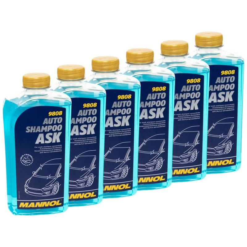 Auto Shampoo 9808 ASK Autowäsche MANNOL 6 X 1 Liter von MVH Bockauf