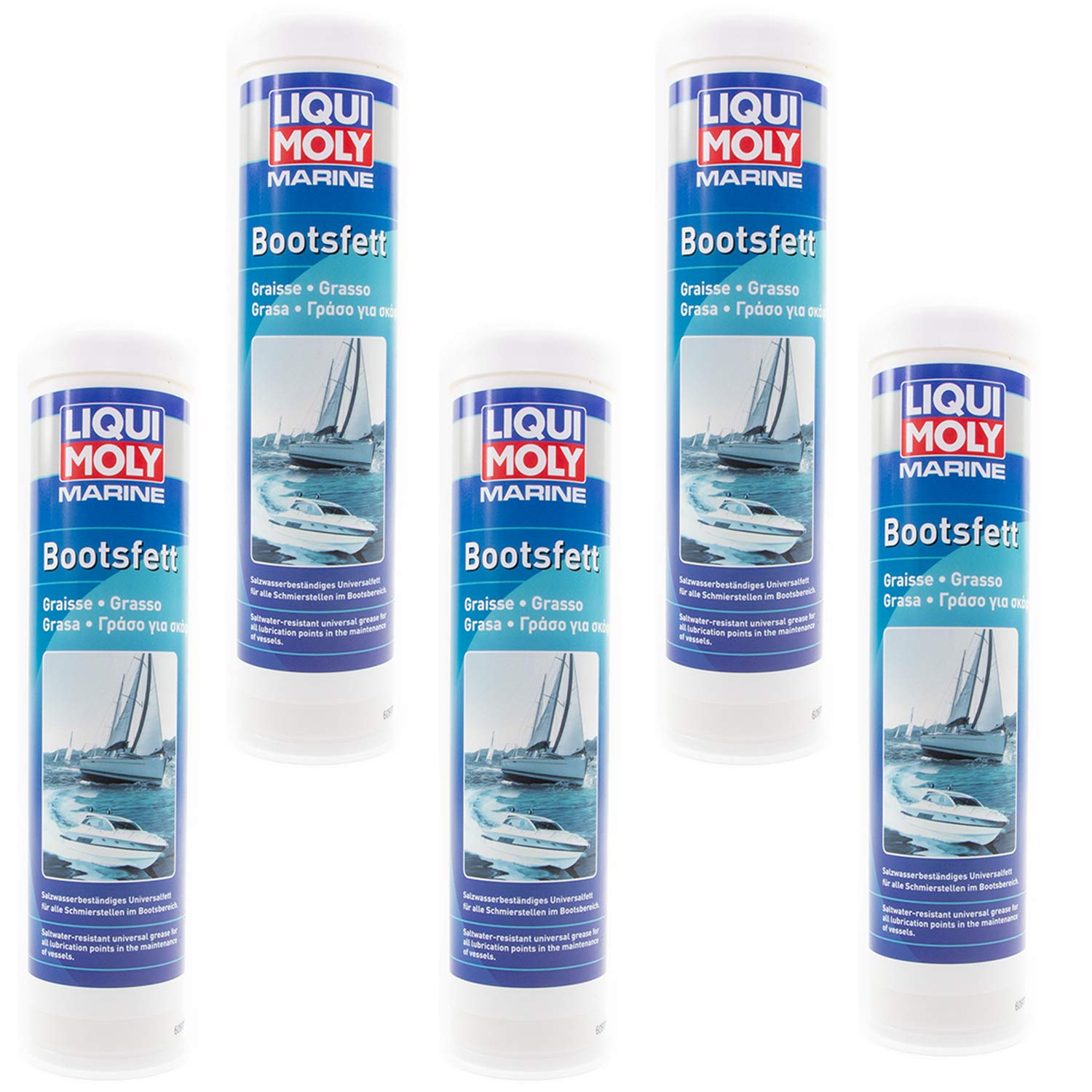 Bootsfett Boot Marine Fett Kartusche Schmierfett wasserfest LIQUI MOLY 25043 5x 400 g von MVH Bockauf