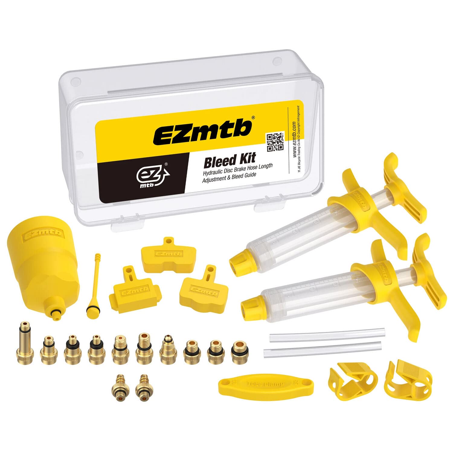 Entlüftungsset für Scheibenbremsen mit Metalladaptern für Shimano Tektro Magura Entlüftungsset für Scheibenbremsen mit Metalladaptern für Shimano Tektro Magura von MVH Bockauf