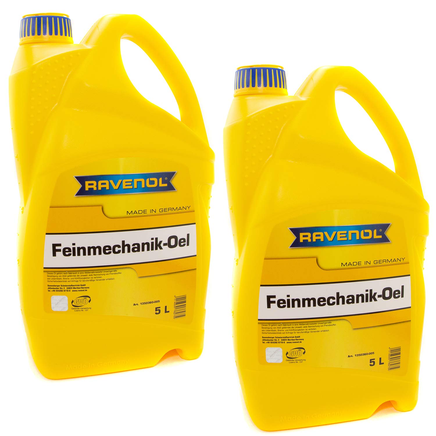 Feinmechaniköl Öl RAVENOL 1350360-005 2 X 5 Liter von MVH Bockauf