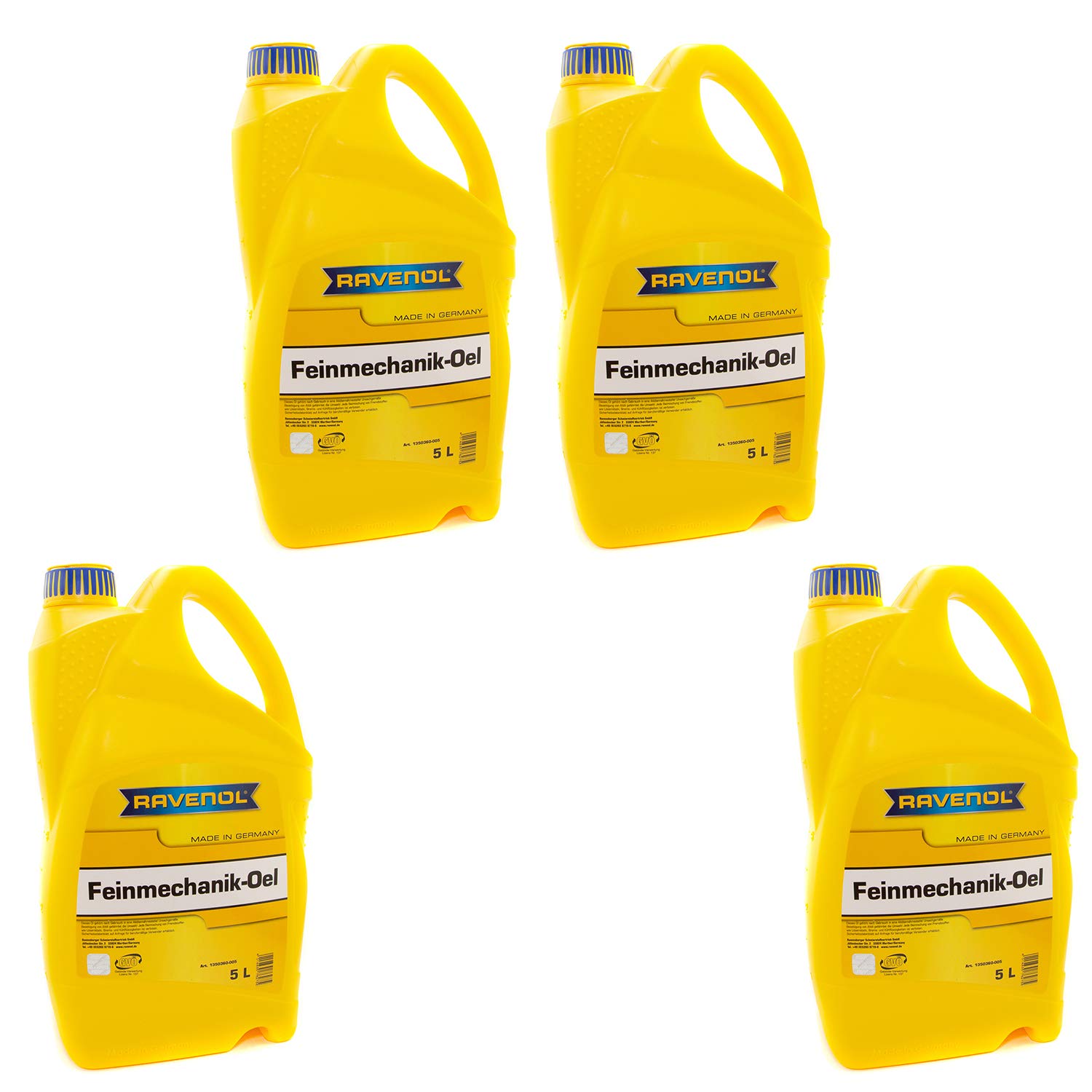 Feinmechaniköl Öl RAVENOL 1350360-005 4 X 5 Liter von MVH Bockauf