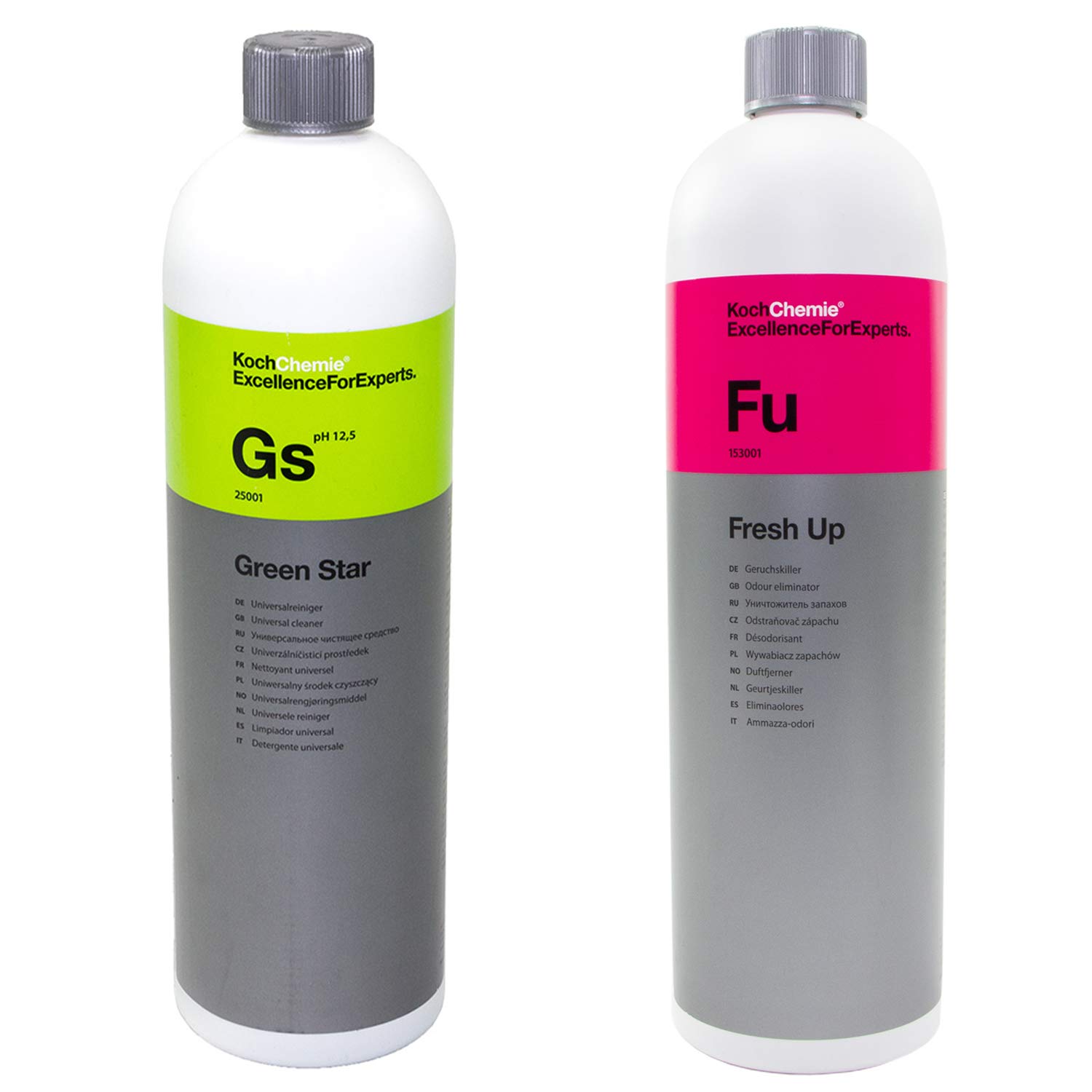 Geruchs Auto Entferner Fresh Up Fu 1 Liter + Green Star Gs Reiniger Universal 1 Liter Koch Chemie Geruchs Auto Entferner Fresh Up Fu 1 Liter + Green Star Gs Reiniger Universal 1 Liter Koch Chemie von MVH Bockauf