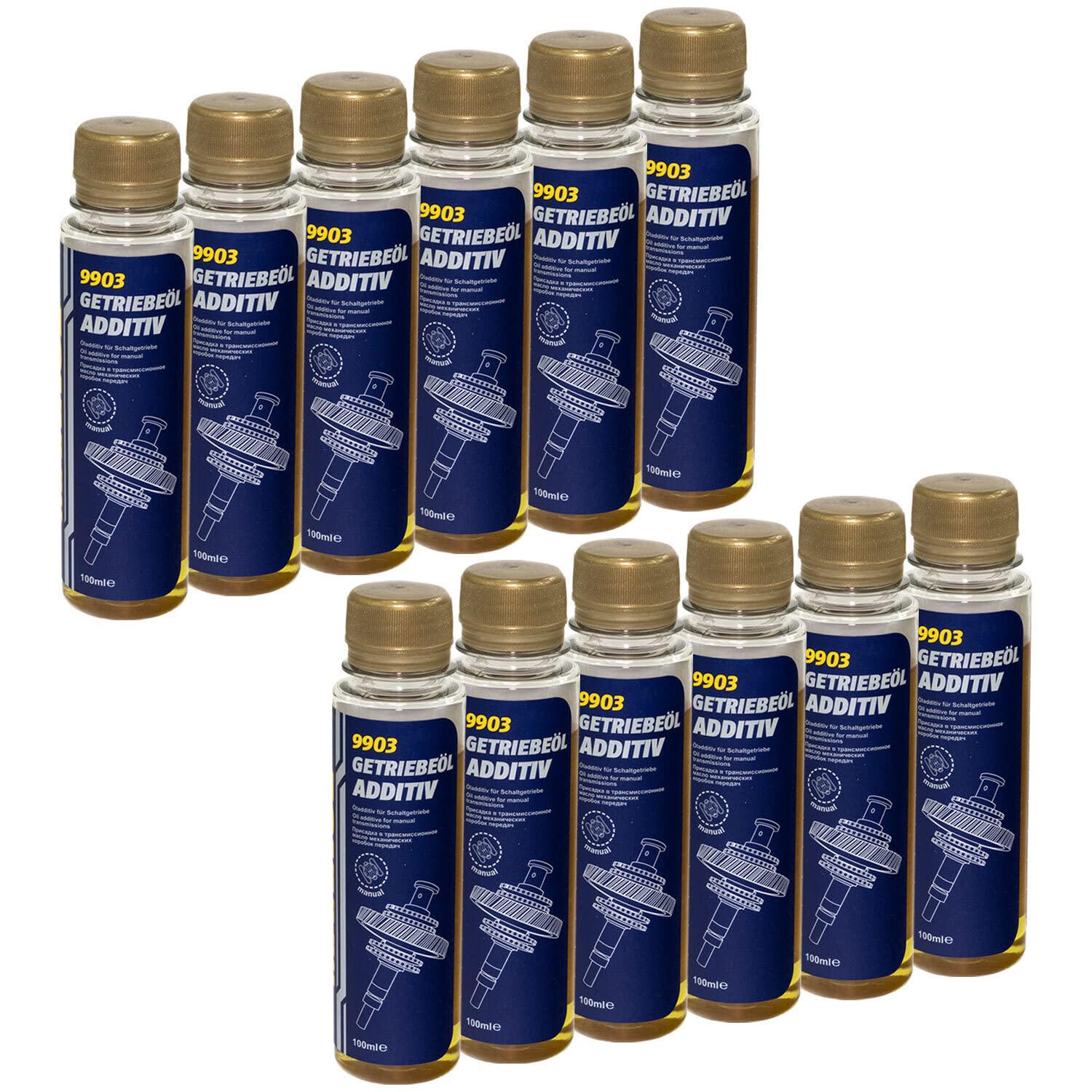 Getriebe Öl Verschleiß Schutz Additiv Schaltgetriebe Getriebeöl MANNOL 9903 12 X 100 ml Getriebe Öl Verschleiß Schutz Additiv Schaltgetriebe Getriebeöl MANNOL 9903 12 X 100 ml von MVH Bockauf