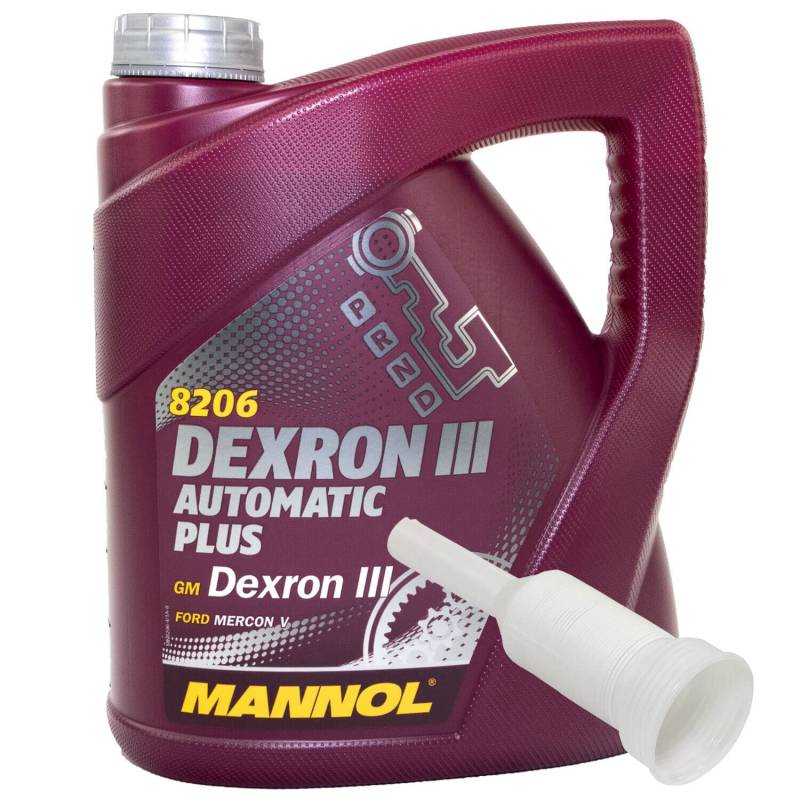 Getriebeöl Getriebe Öl MANNOL Dexron III Automatik Plus 4 Liter mit Ausgießer von MVH Bockauf