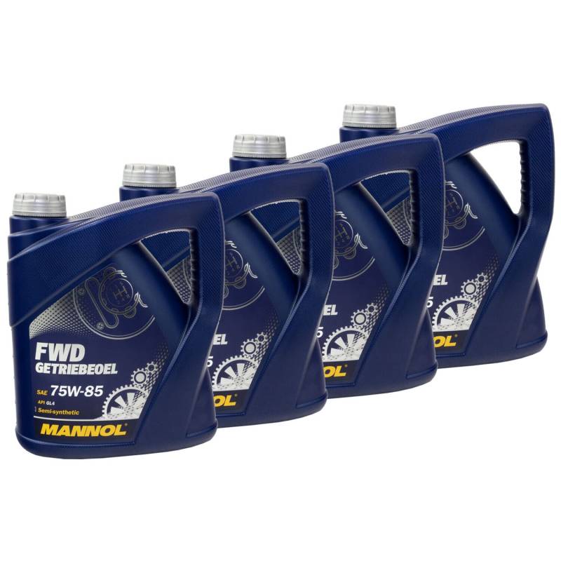 Getriebeöl Getriebe Öl MANNOL FWD 75W-85 API GL 4 4 X 4 Liter von MVH Bockauf