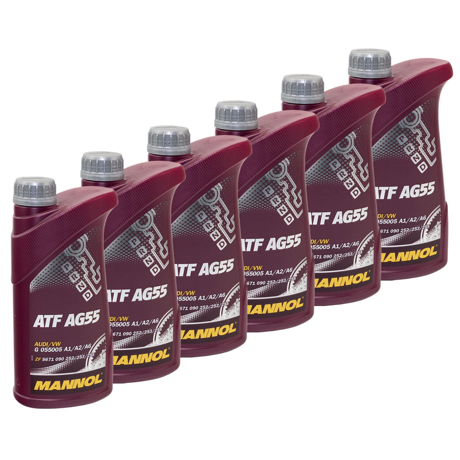 Getriebeöl MANNOL Automatik ATF AG55 6 X 1 Liter Getriebeöl MANNOL Automatik ATF AG55 6 X 1 Liter von MVH Bockauf
